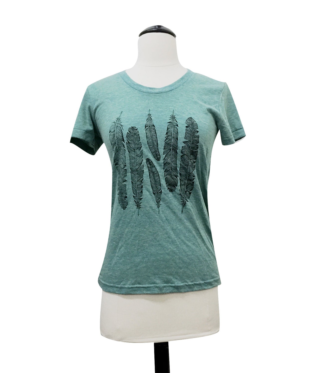 Feather T-Shirt American Apparel Ladies Tee Available in