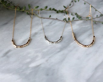 Custom Personalized Morse Code Necklace, Secret Message, Sterling Silver or 14k Gold Filled Chain, Gift for Her, Morse Code Jewelry