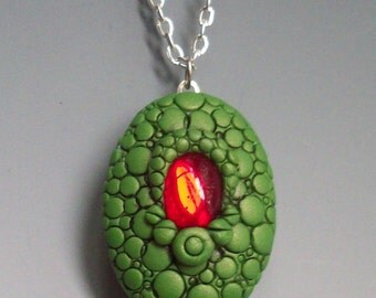 Neptunes Garden Mosaic Art Tile Polymer Clay and by MandarinMoon