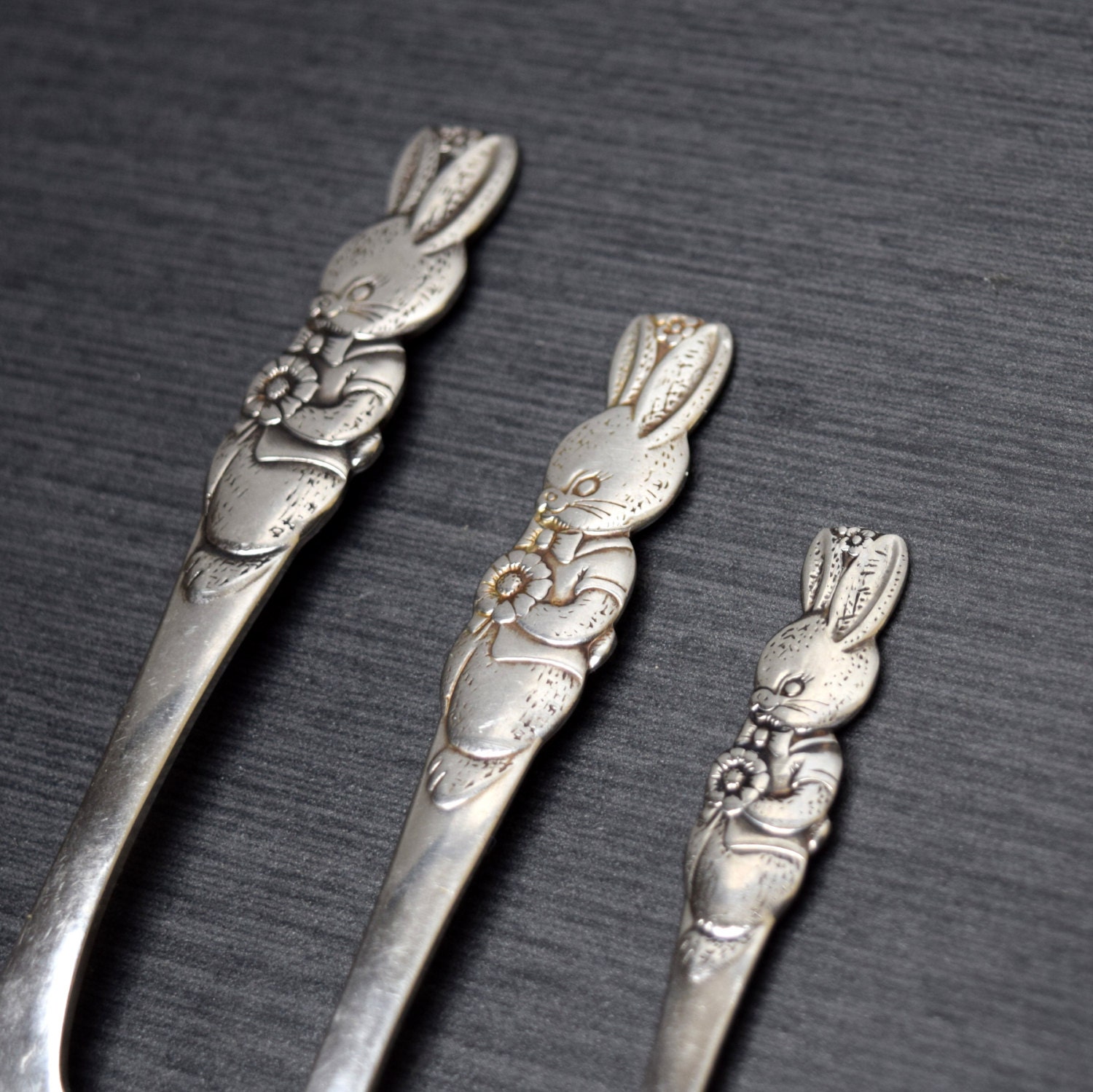 Oneida Community Peter Rabbit Stainless Flatware Youth Spoon