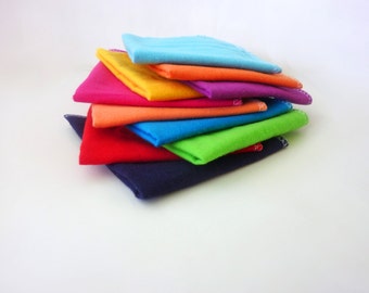 Summer Cloth Napkins -10 Cloth Paper Towels - Picnic Napkins - Summer Party Napkins - Reusable - 10 x 12