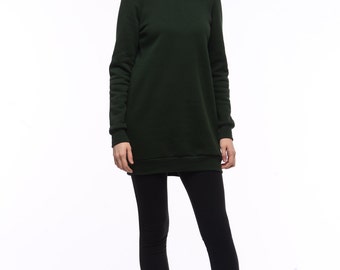 hunter green sweatshirt