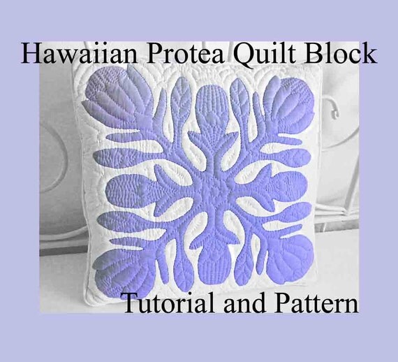 hawaiian protea quilt block hawaiian quilting pattern and