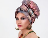 Golden Sun Turban Dreads Wrap, Head Wrap, Alopecia Scarf, Chemo Hat, Boho Gypsy Tribal, One Piece Wrap, Cotton Turban Golden Sun Turban Dreads Wrap, Head Wrap, Alopecia Scarf, Chemo Hat, Boho Gypsy Tribal, One Piece Wrap, Cotton Turban