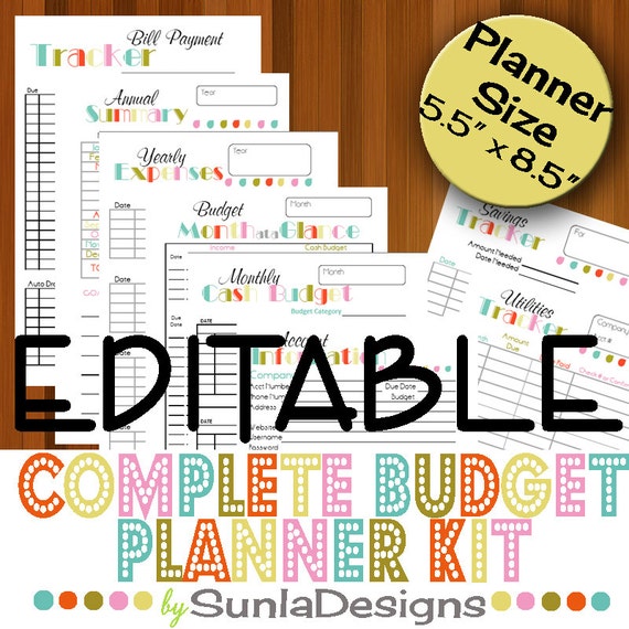 etsy budget planner etsy budget planner