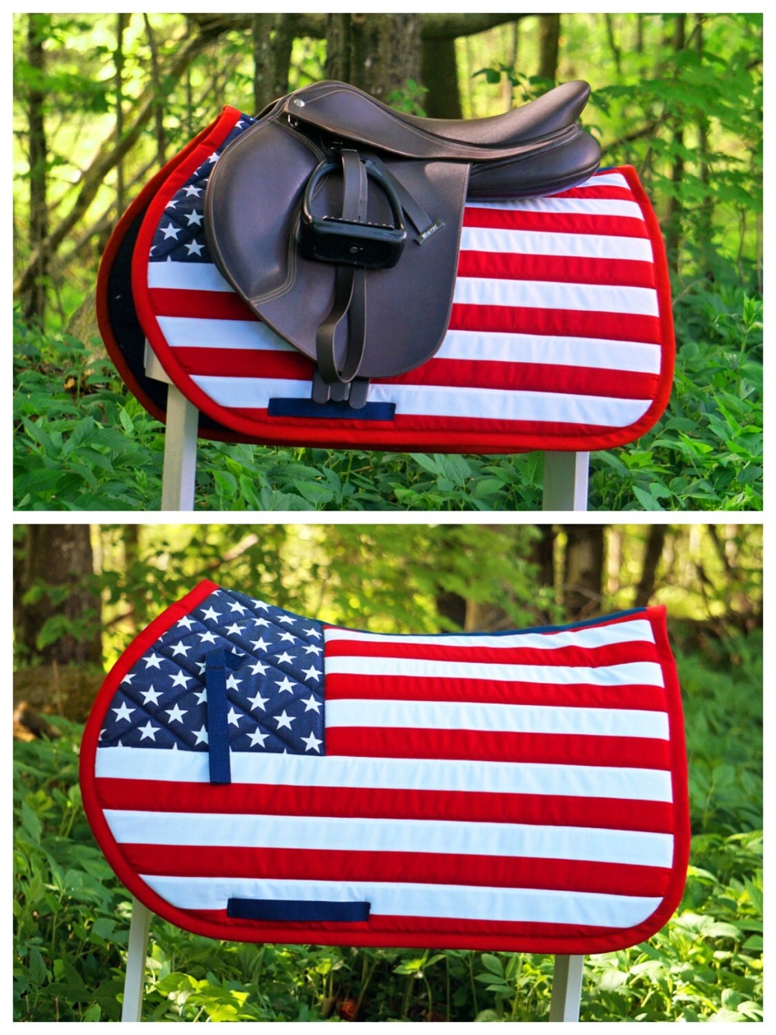 MADE TO ORDER Flag Saddle Pad Pick Your Country