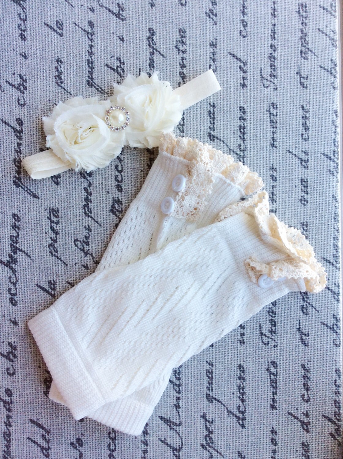 baby girl legwarmers lace leg warmers white ivory leg warmers