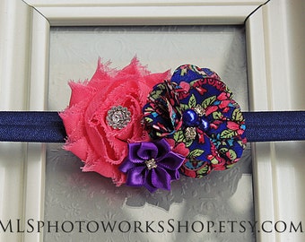 mauve cluster shabby chic headband think pink bows on sale now vintage baby headband by mauve cluster shabby chic headband think pink bows on sale now vintage baby headband by