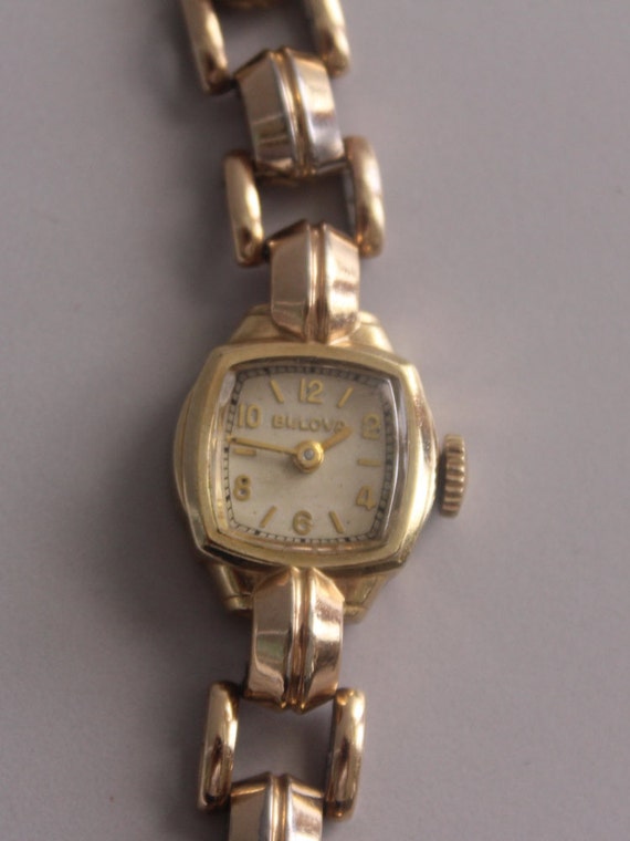 Bulova 1930 Women's Wristwatch Gold Filled by MichaelLopezDesign