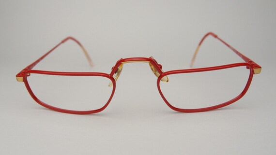 Vintage Adensco Reading Glasses Eyeglasses Frames Rectangle