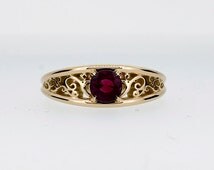 Pictures of ruby wedding rings