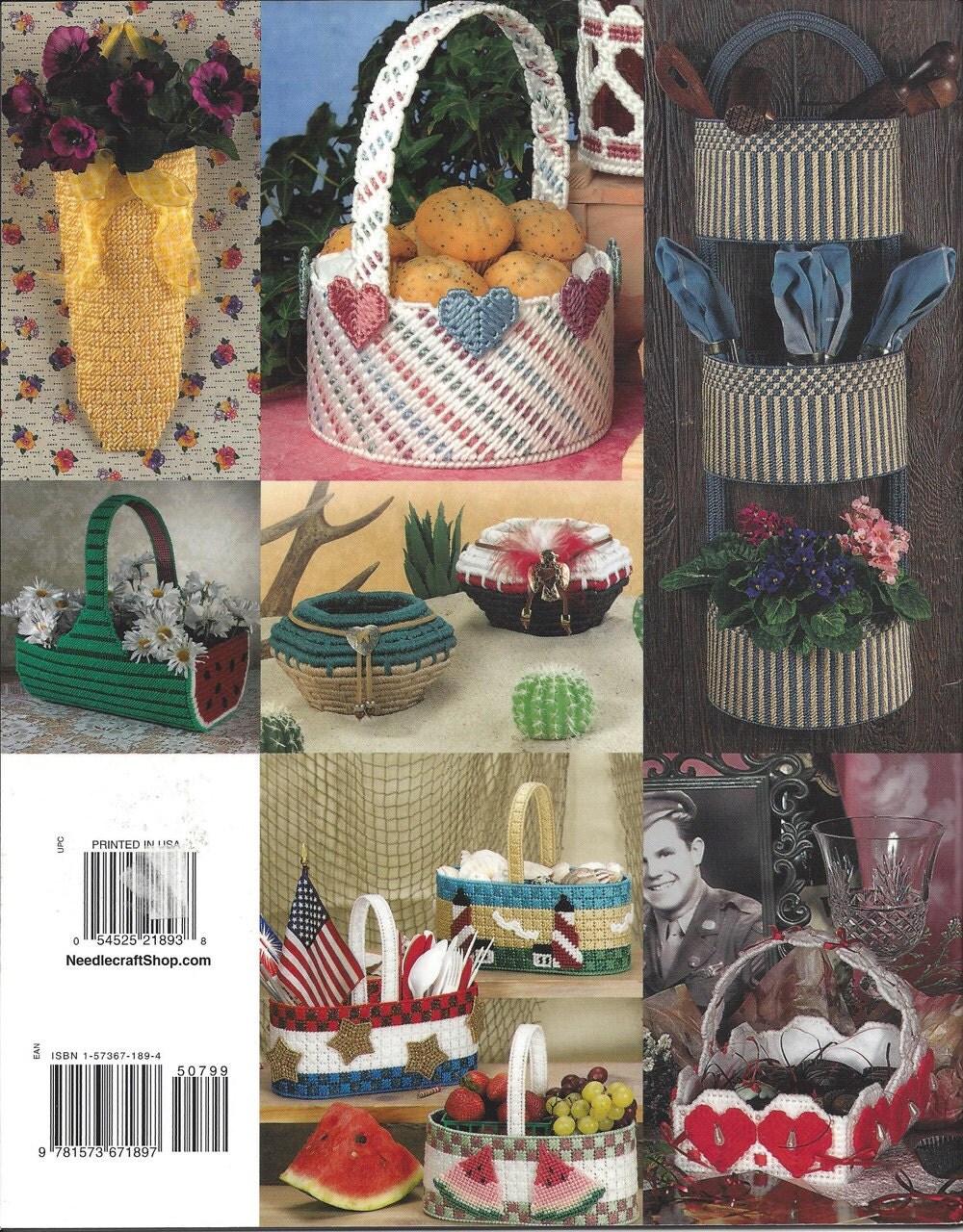 Year Round Baskets Plastic Canvas Pattern The Needlecraft