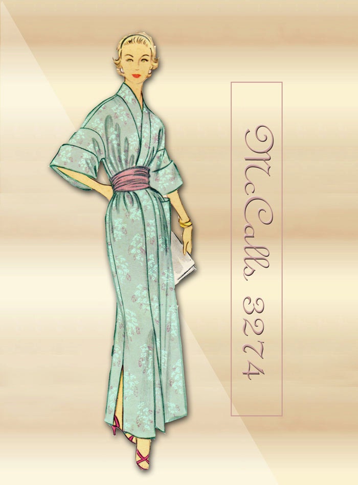 kimono bathrobe sewing pattern