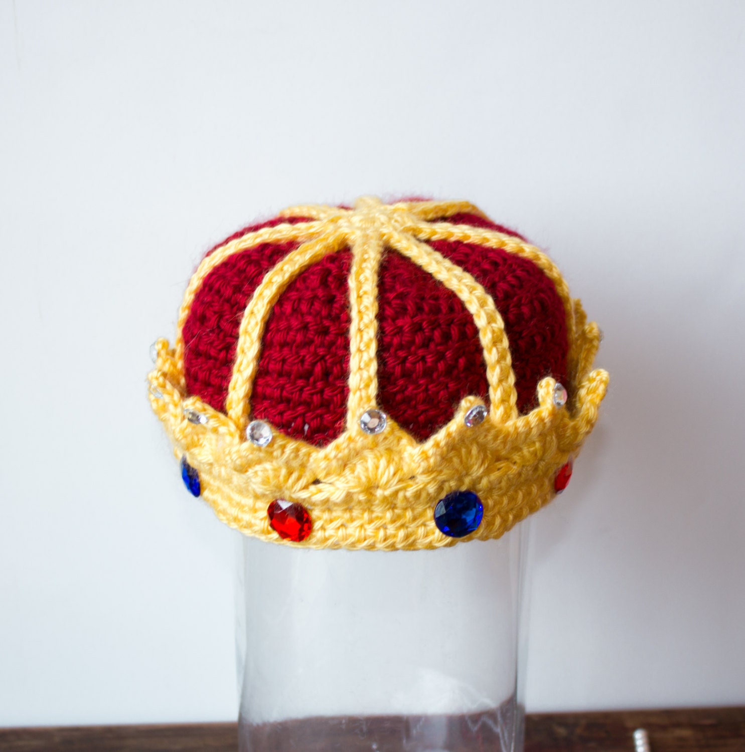 Baby Crown Hat Baby Shower Gift Newborn by StephsCozyCreations