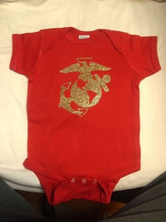 Unites States Marine Corp Baby Onesie