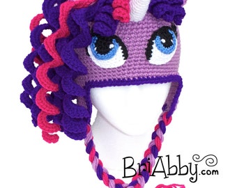 Patrón Para Gorro Unicornio o Caballo de tejer (Archivo Electrónico en Español)