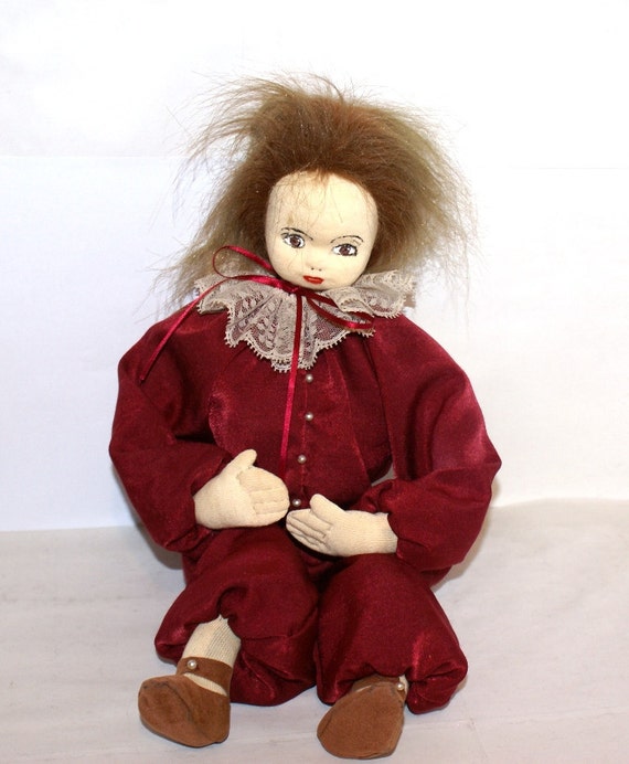 harlequin clown doll