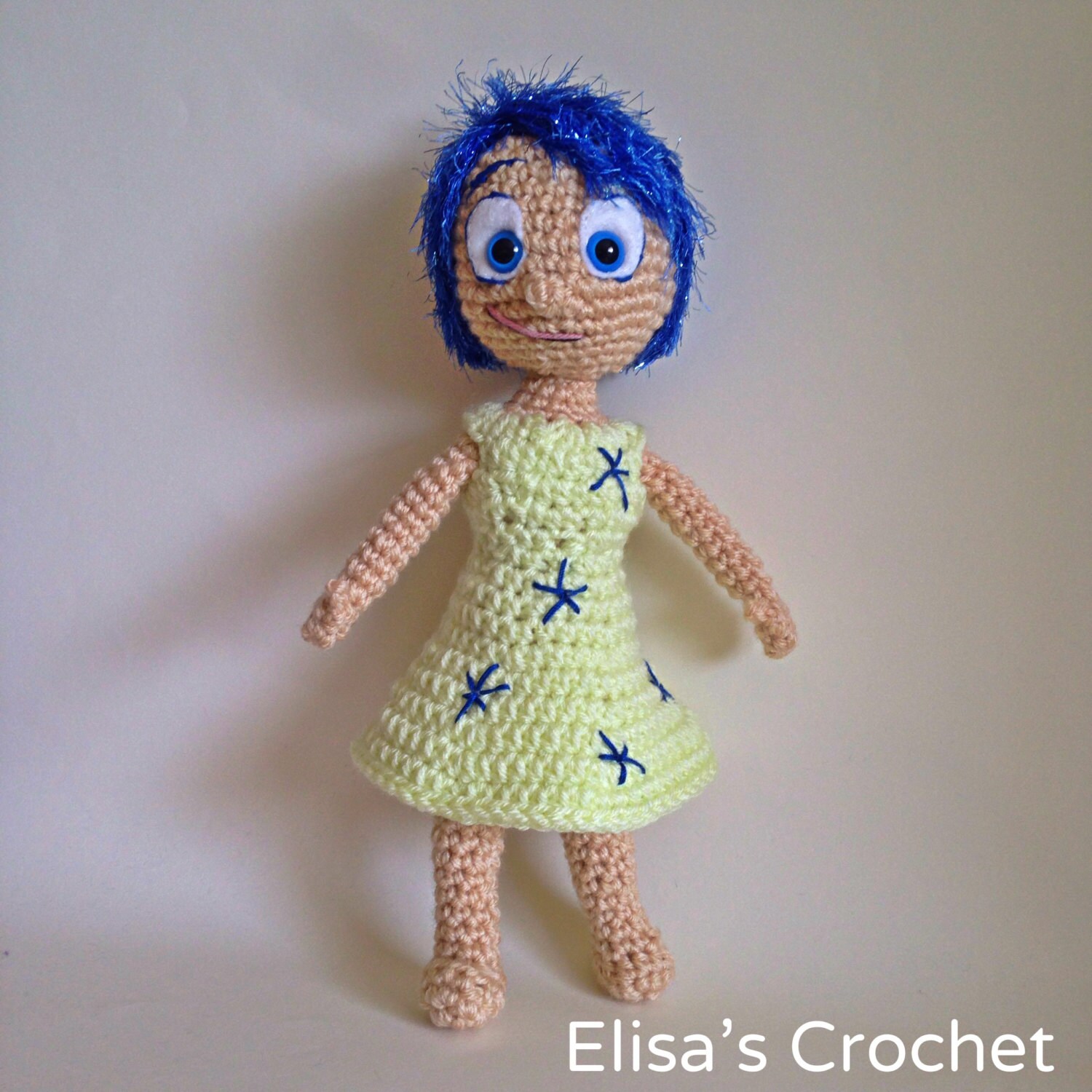 Crochet Pattern Joy | crochet pattern joy inside out disney pixar by elisascrochet Crochet Pattern Joy | crochet pattern joy inside out disney pixar by elisascrochet