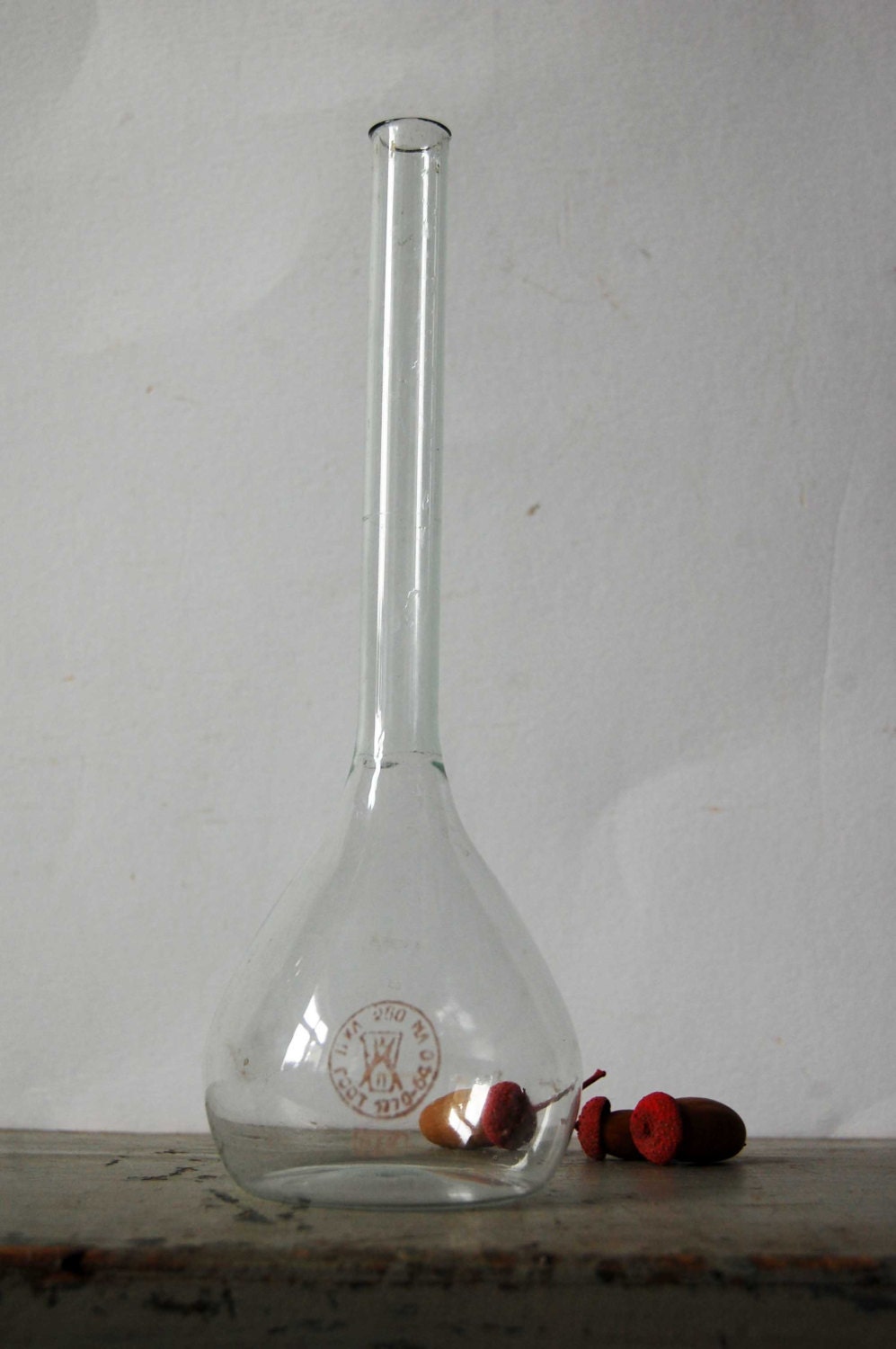 Laboratory crucible. Scientist glass beaker, Medical crucible