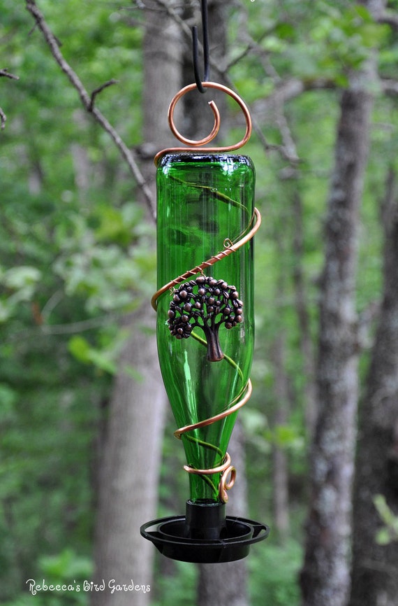 Glass Bottle Bird-Feeder The Bistro - Il 570xN.777198646 K6mn