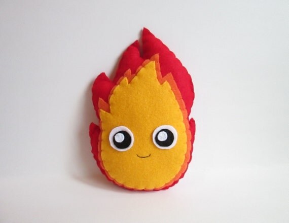 howl's moving castle calcifer plush