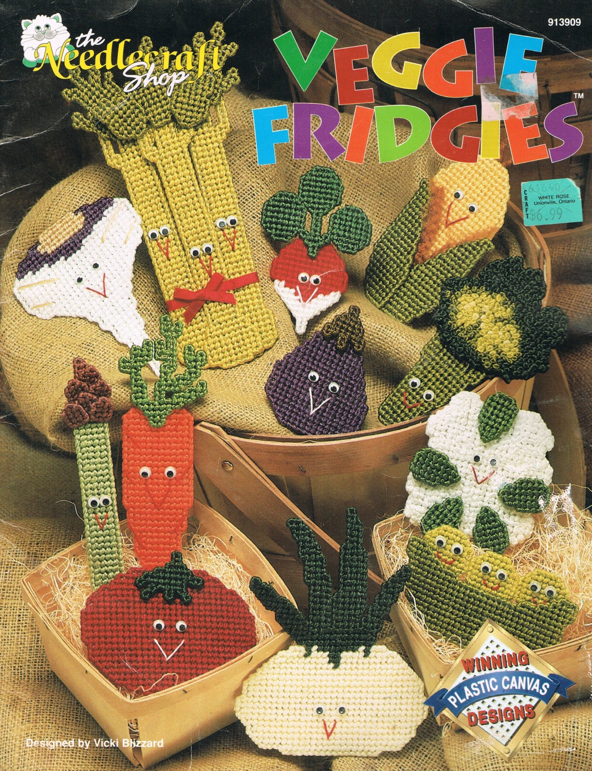 PLASTIC CANVAS PATTERN Vegetable Fridge Patterns