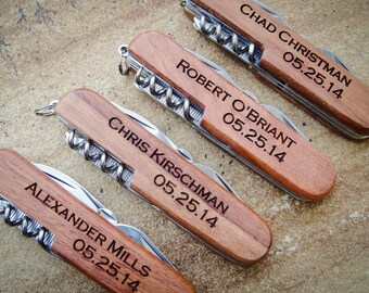 Personalized Pocket Knife, Custom Knife, Engraved Knife: Gift for Him, Stocking Stuffers, Father's Day, Groomsmen, Bachelor Party - GFT1