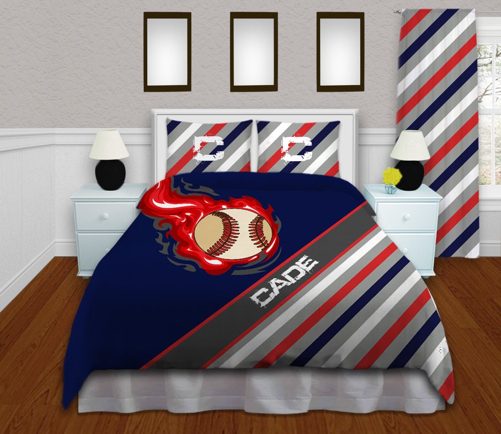 Baseball Bedding for Boys Baseball Themed by EloquentInnovations