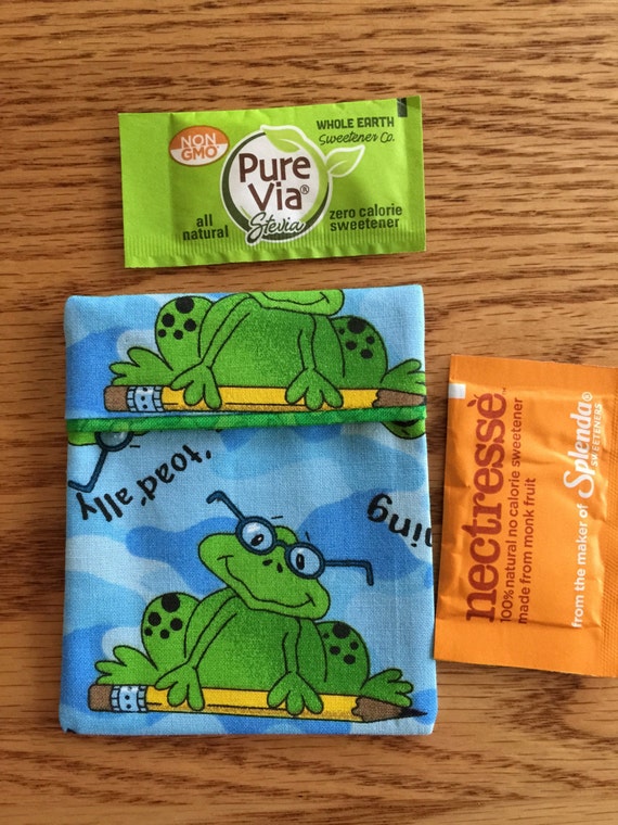 Sugar Packet Holder Travel Case for purse or pocket holder