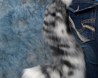 Maltese Tiger Fursuit Tail