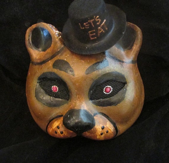 Five Nights at Freddy's mask. Freddy Fazbear mask. FNAF