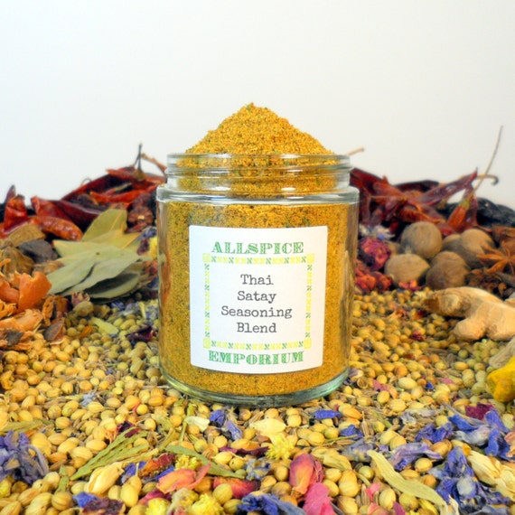 Thai Satay Seasoning Blend Asian Grill Kebab by ALLSPICEEMPORIUM