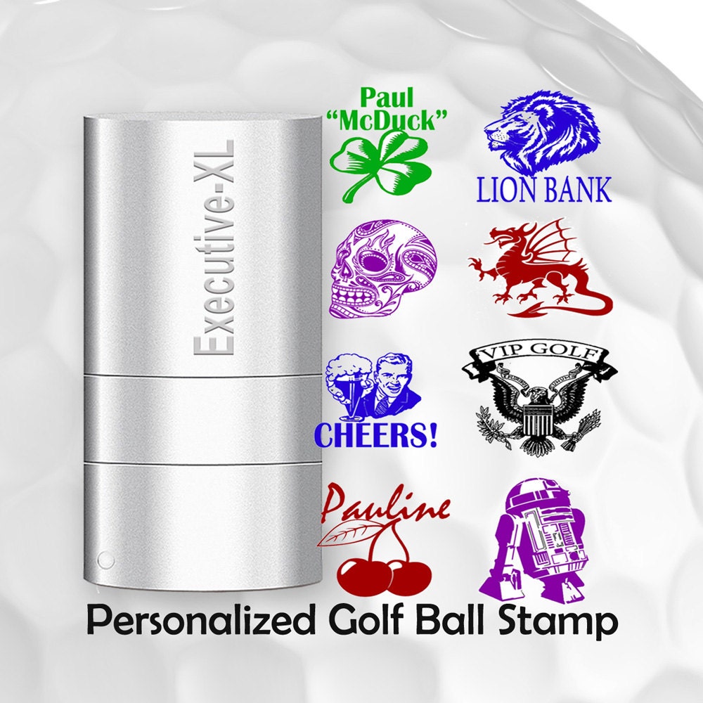 Executive XL Personalized Golf Ball Ball Stamp