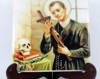 St Gerard Majella - Saint Gerard - catholic saints - religious gift idea - christian gifts - patron saint mothers and children - wall plaque