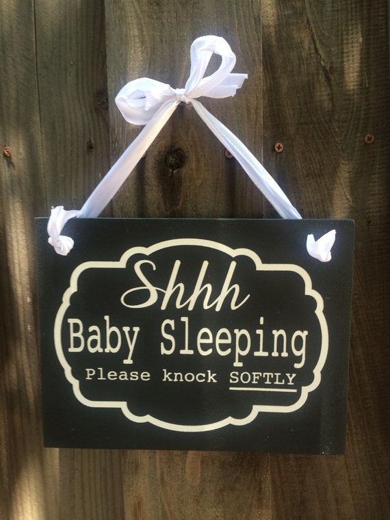 Shhh Baby Sleeping Sign