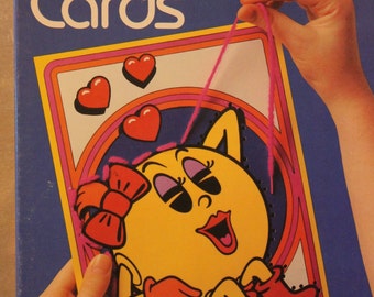 Wonderfully Vintage Ms. Pac - Man Sewing Cards - Colorfoms 1982