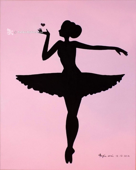 Items similar to Downloadable (Ballerina Silhouette Pink) on Etsy