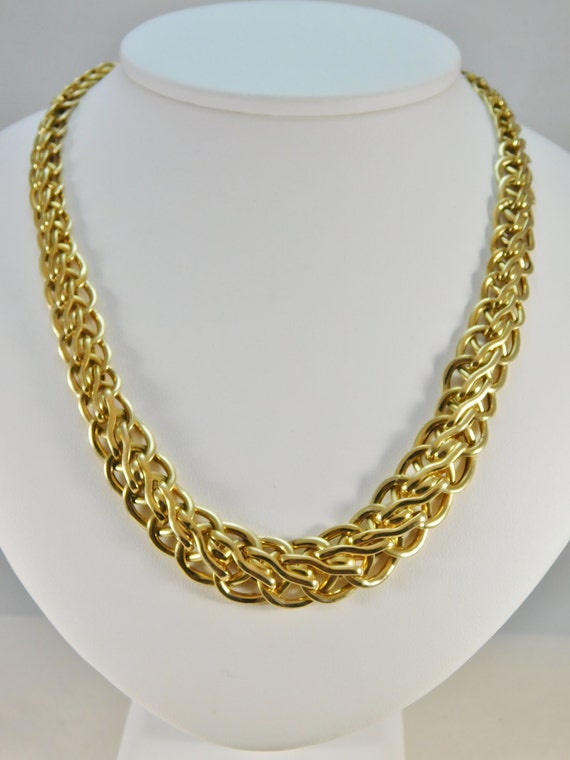 Ladies 14kt Yellow Gold Italian Designer Necklace