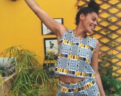 Ghana Kente African Print Two Piece