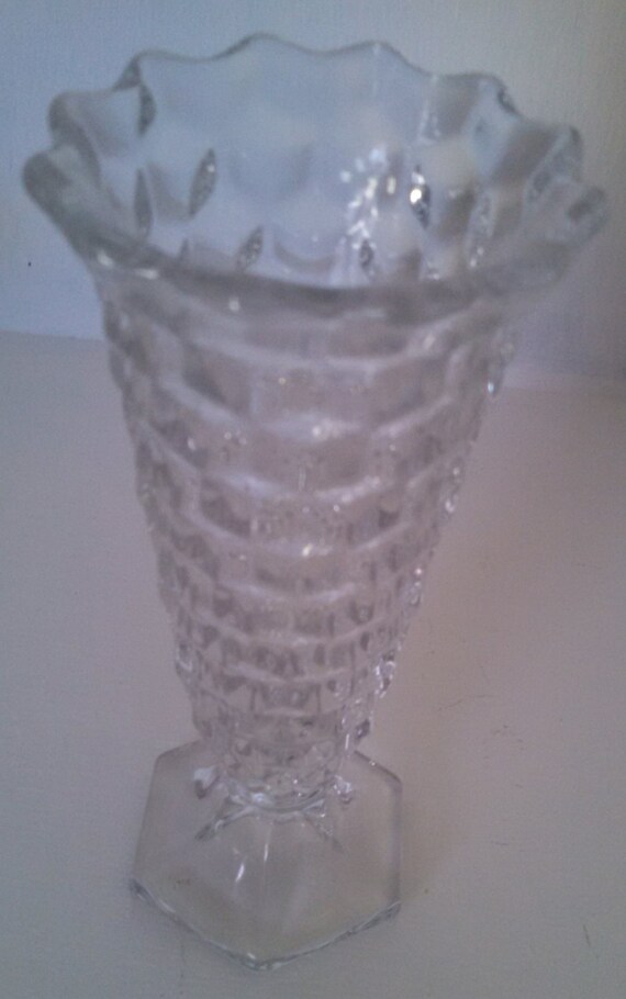 Fostoria American 6 Flared Bud Vase