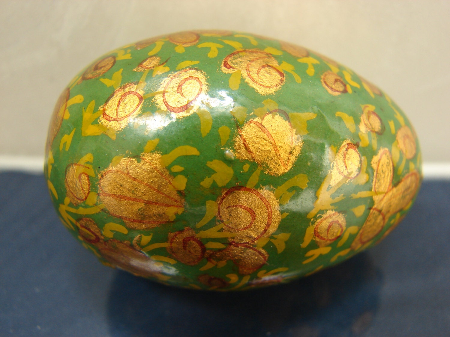 Paper Mache Painted Faberge Egg by Restique on Etsy
