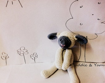 Crochet Baby Lamb, Newborn Baby Toy, Easter Newborn, Baby Shower Gift, Welcome Home Amigurumi Sheep, Grey Cream Baby, Newborn Photo Prop.