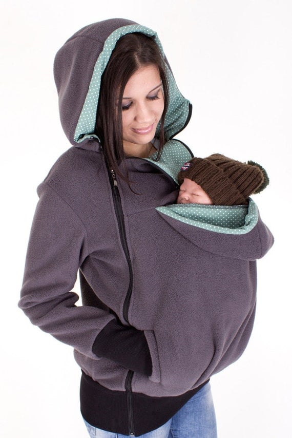 Baby carrying jacket 3 in 1 for mother baby by VivalaMamaBerlin Etsy