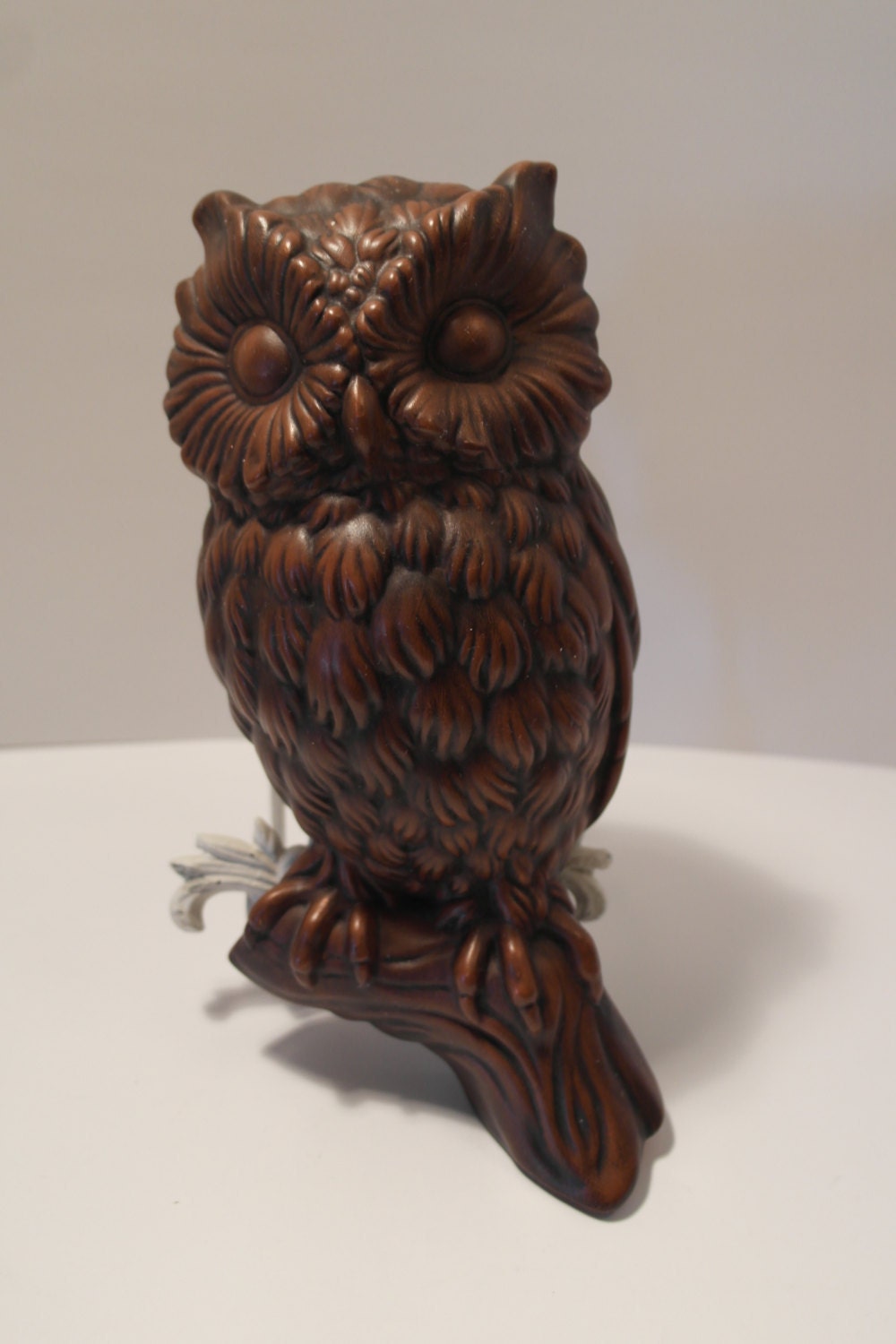 Vintage Owl Wall Art Ceramic Wall Art 60's Decor Owl