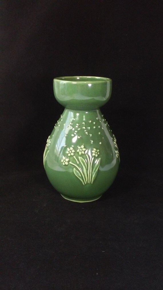 Vintage Ceramic BulbForcing Vase or Planter by ContraryQueenMary
