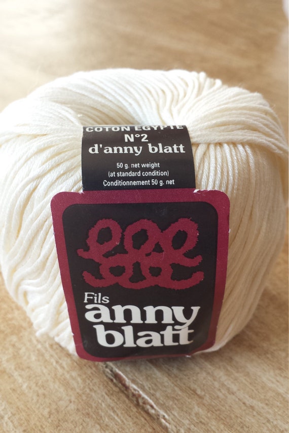 Anny Blatt Coton Cotton Egypte Yarn Ecru 00992