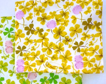 Briar Rose Cotton Fabric by Heather Ross, Cricket Clover Fat quarter set of 2