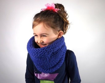 Items similar to Infinity Loop Scarf Child Size With Red Yellow Blue ...