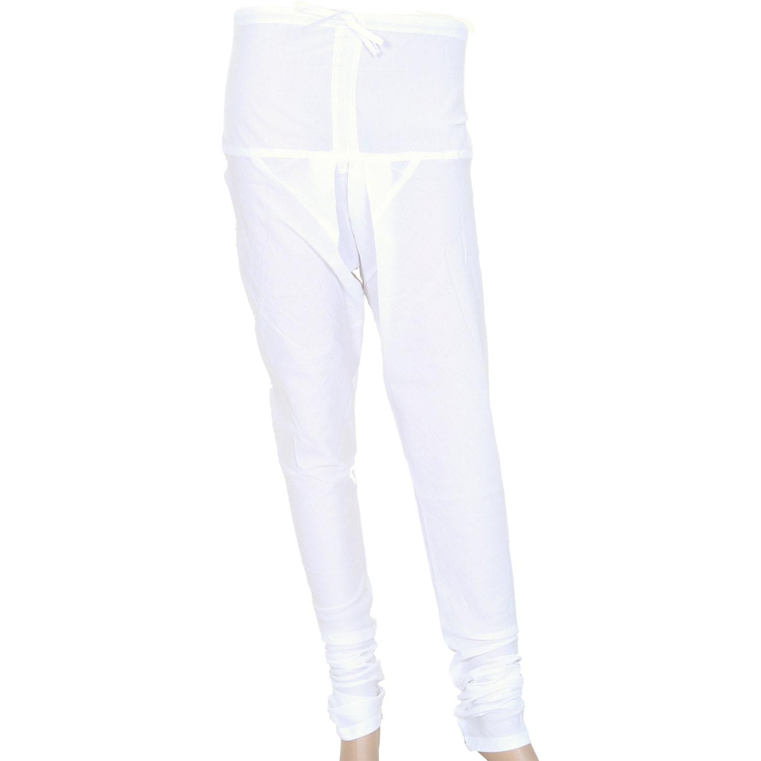 white chudi material