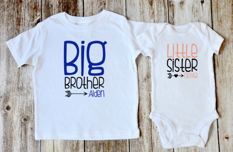 big brother little sister t shirt